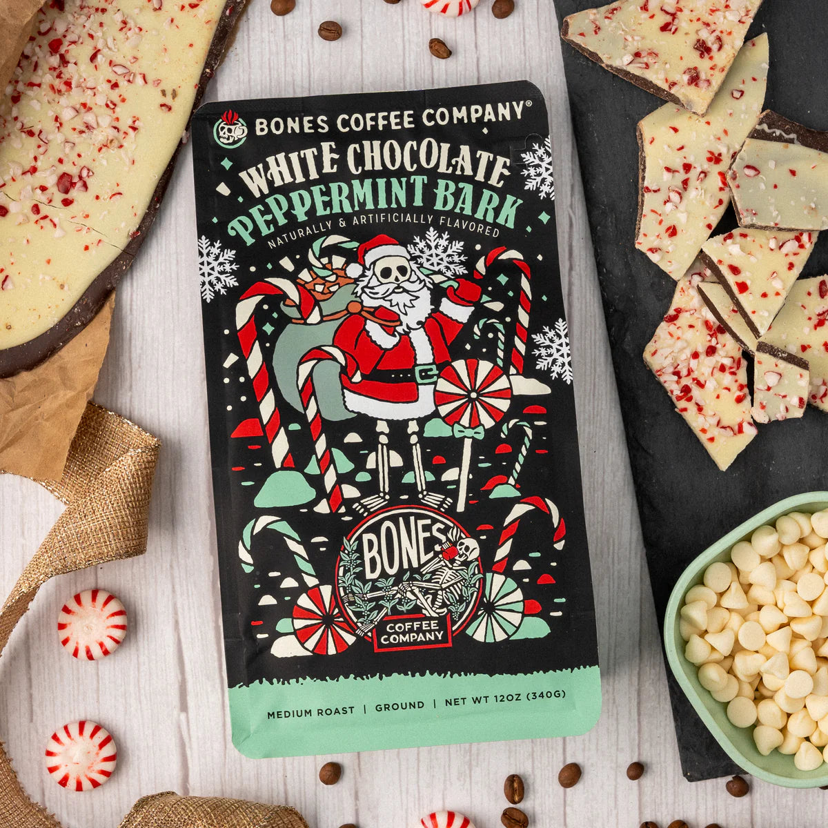 White Chocolate Peppermint Bark
